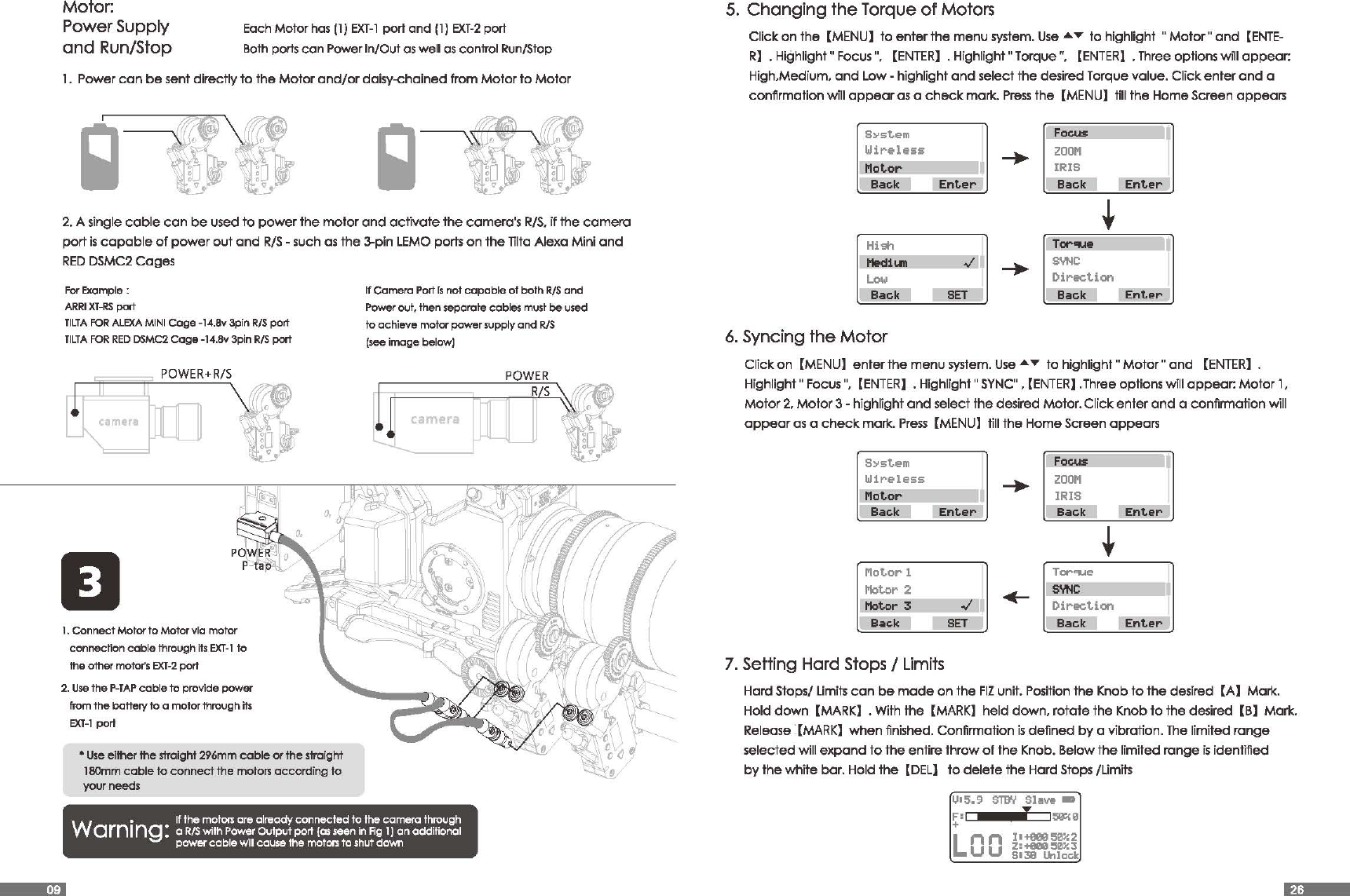Page 10 of Tilta Technology HANDLES Nucleus-M Wireless Follow Focus System User Manual Manual