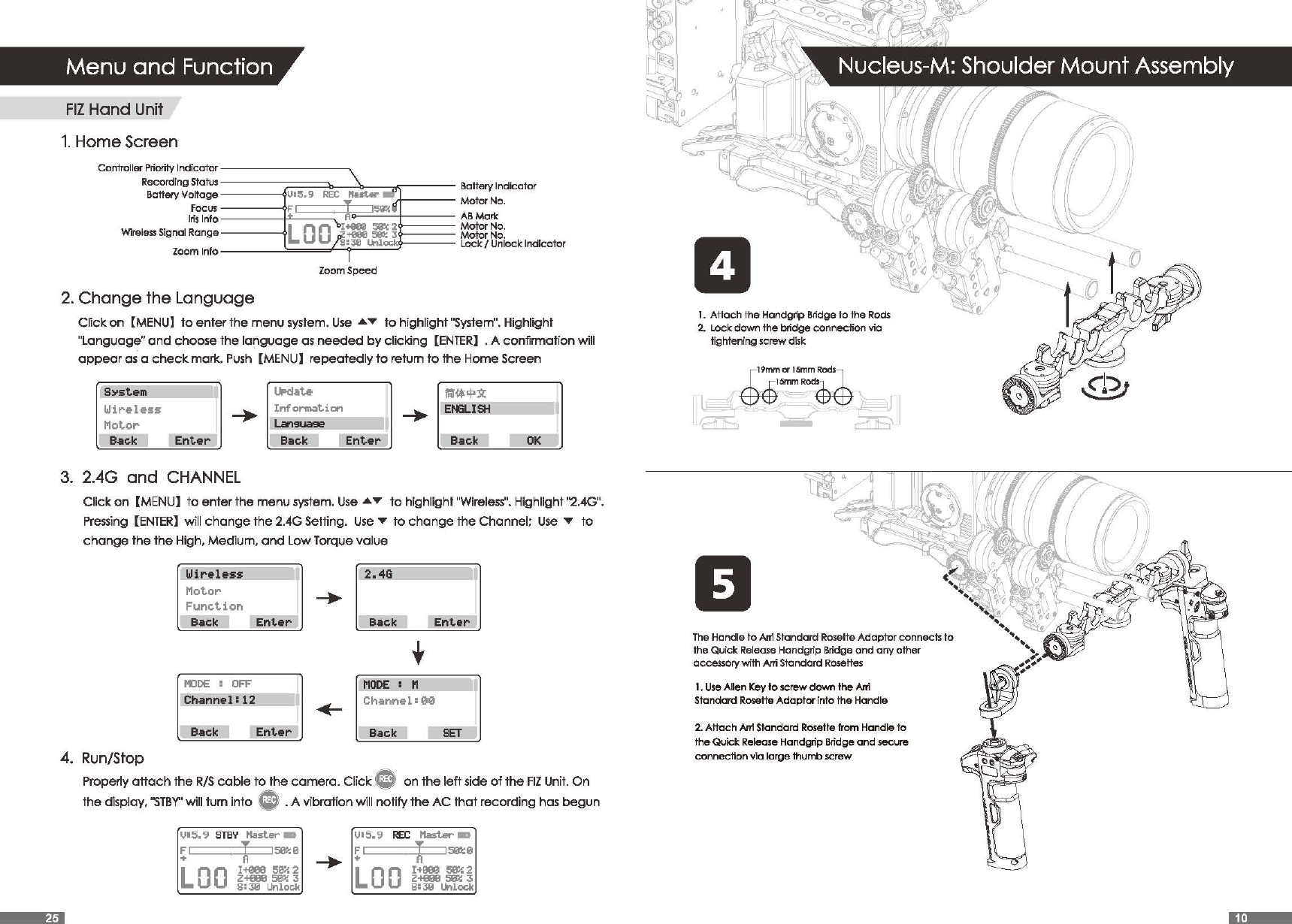 Page 11 of Tilta Technology HANDLES Nucleus-M Wireless Follow Focus System User Manual Manual