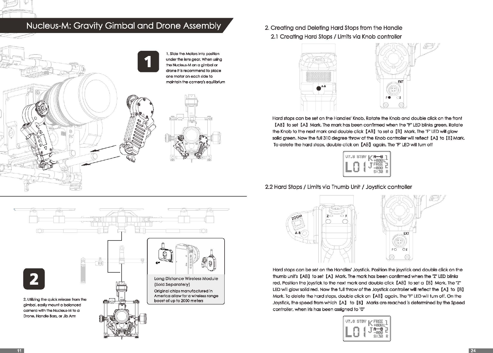 Page 12 of Tilta Technology HANDLES Nucleus-M Wireless Follow Focus System User Manual Manual