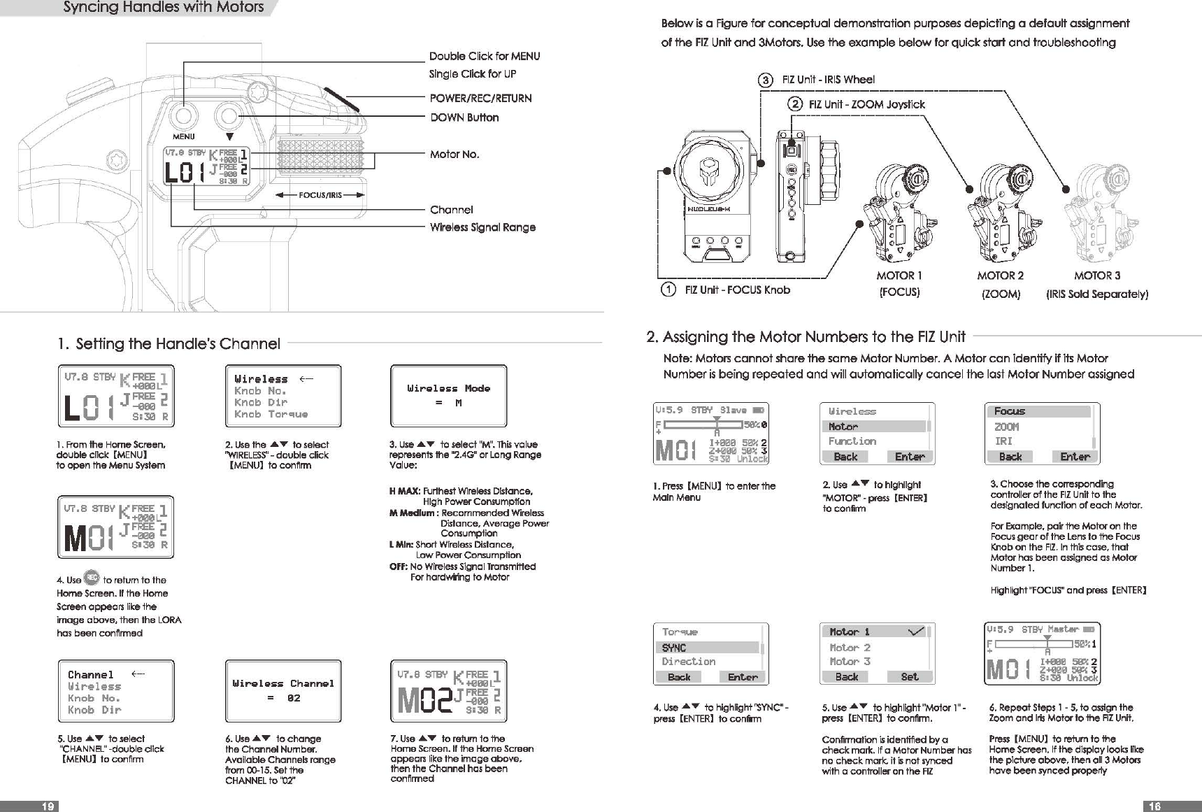 Page 17 of Tilta Technology HANDLES Nucleus-M Wireless Follow Focus System User Manual Manual