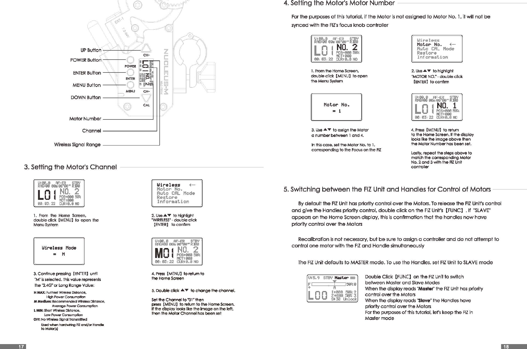 Page 18 of Tilta Technology HANDLES Nucleus-M Wireless Follow Focus System User Manual Manual