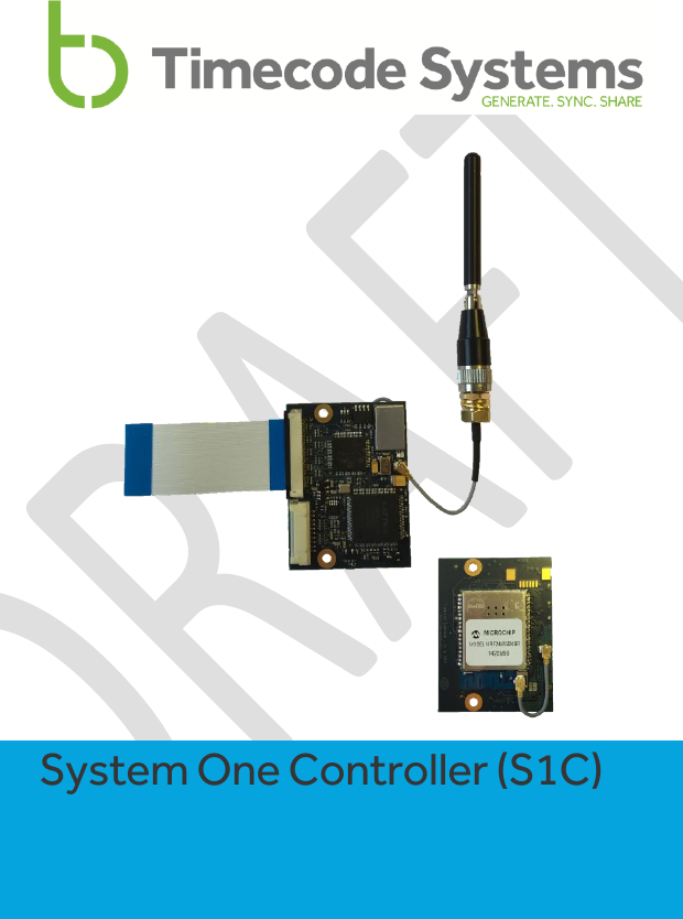 S1C Manual page : 2                   System One Controller (S1C)     