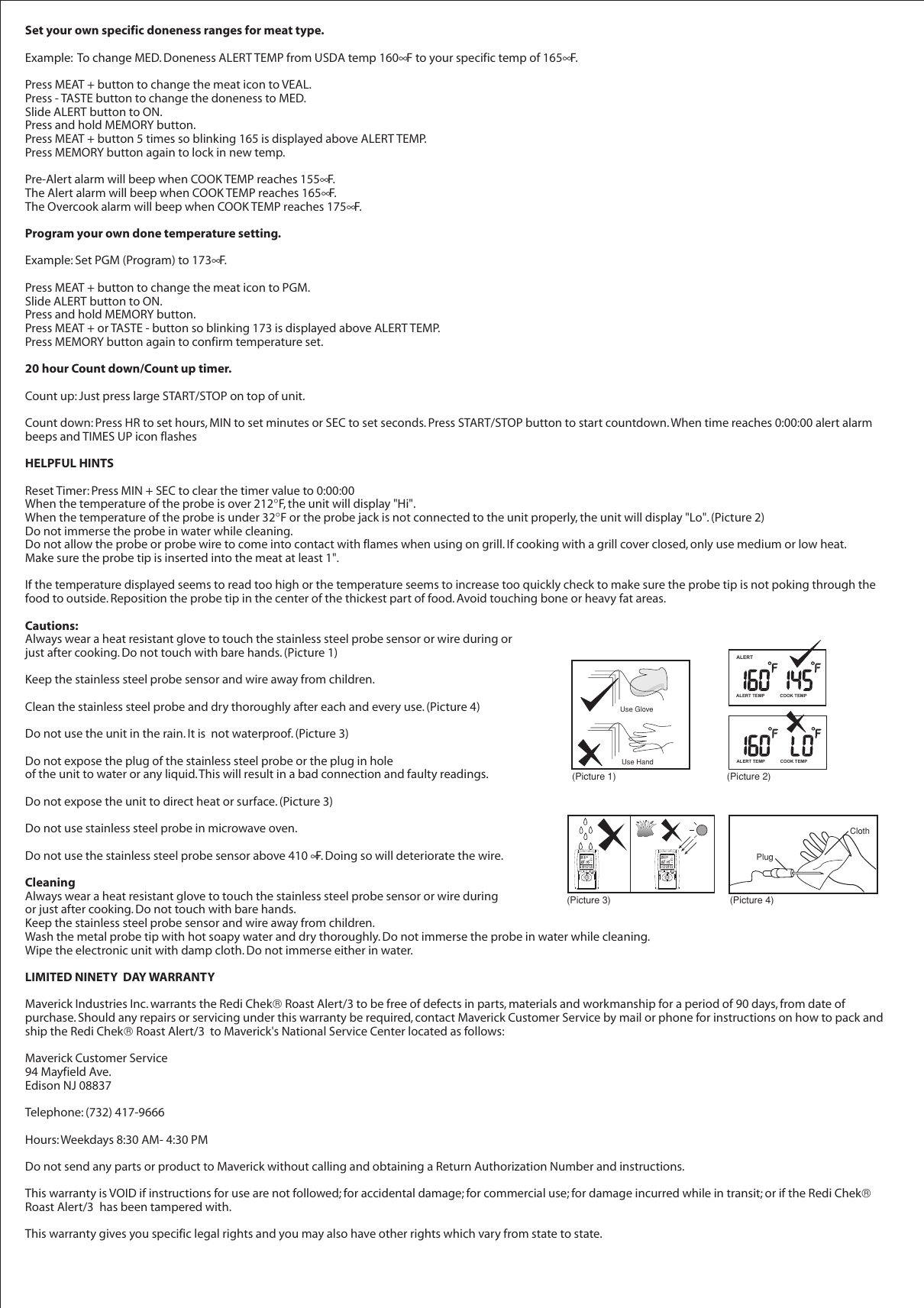 Page 2 of 2 - Timex-Weather-Products Timex-Weather-Products-Et-83-Users-Manual- ET-8  6470 M Timex-weather-products-et-83-users-manual