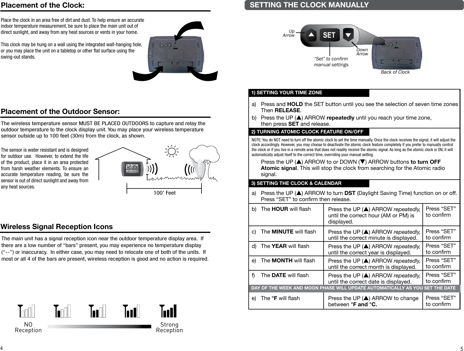 Page 4 of 4 - Timex Timex-Timex-Clock-75333Tkl-Users-Manual-  Timex-timex-clock-75333tkl-users-manual