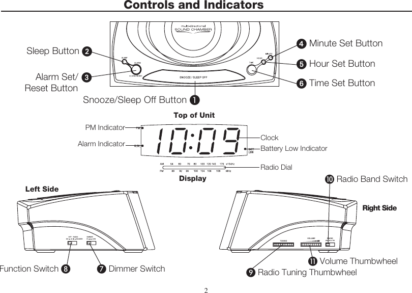 Page 6 of 8 - Timex Timex-Timex-Clock-Radio-Timex-Alarm-Clock-Radio-Users-Manual- T228 IB-p1  Timex-timex-clock-radio-timex-alarm-clock-radio-users-manual
