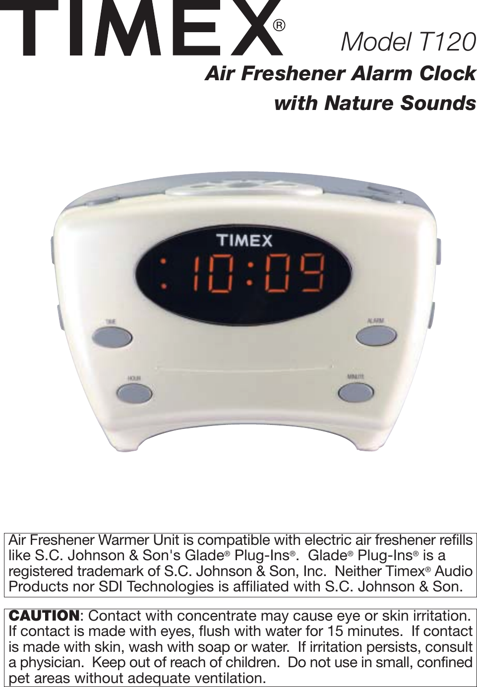 Page 1 of 8 - Timex Timex-Timex-Clock-T120-Users-Manual- T120IBonline  Timex-timex-clock-t120-users-manual