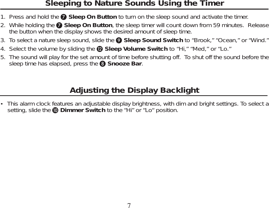 Page 7 of 8 - Timex Timex-Timex-Clock-T131-Users-Manual-  Timex-timex-clock-t131-users-manual