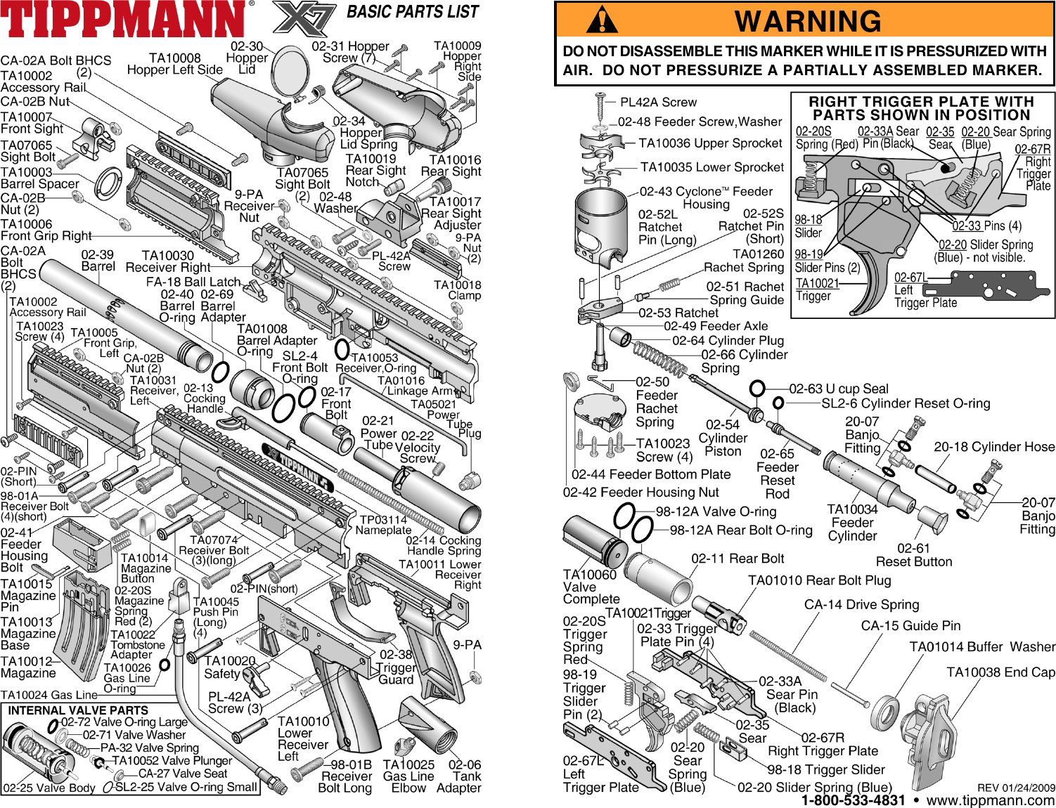Tippmann X7 Users Manual 02 20 09_ToErichFor_X7_Basic_Sch