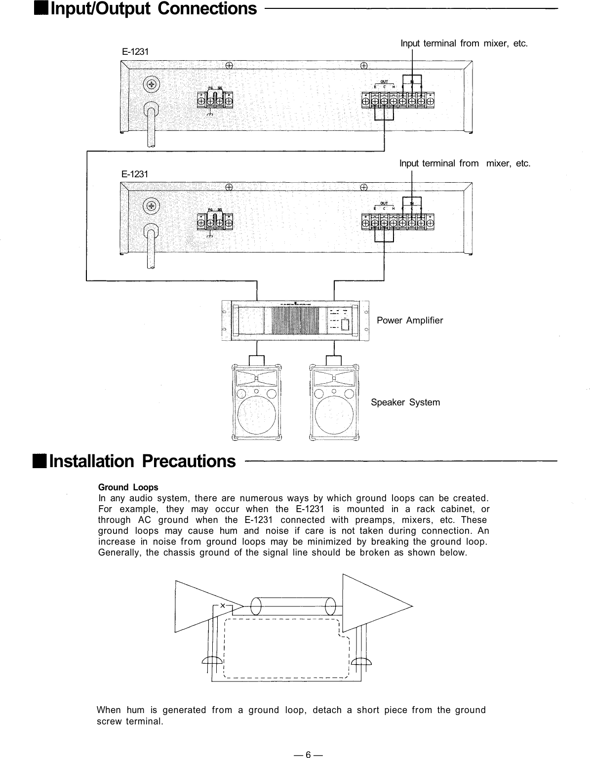 Page 6 of 12 - Toa-Electronics Toa-Electronics-1000-Series-Users-Manual- E-1231  Toa-electronics-1000-series-users-manual