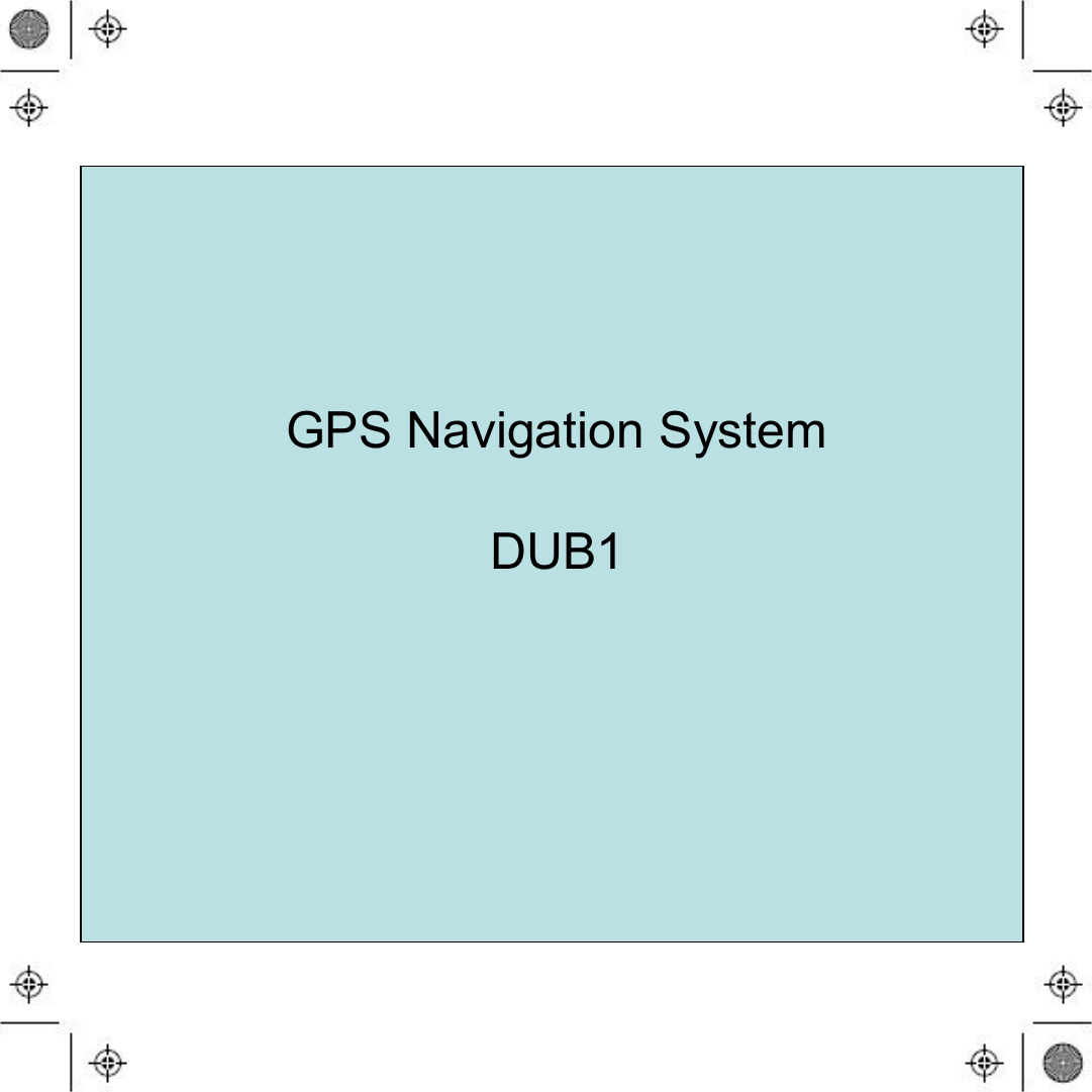 GPS Navigation SystemDUB1