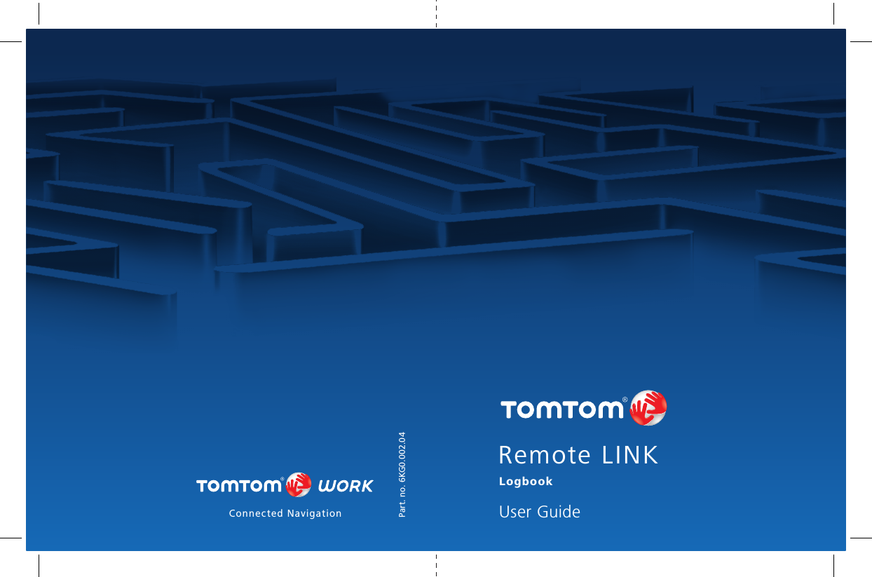 Remote LINKLogbookUser GuideConnected NavigationPart. no. 6KG0.002.04