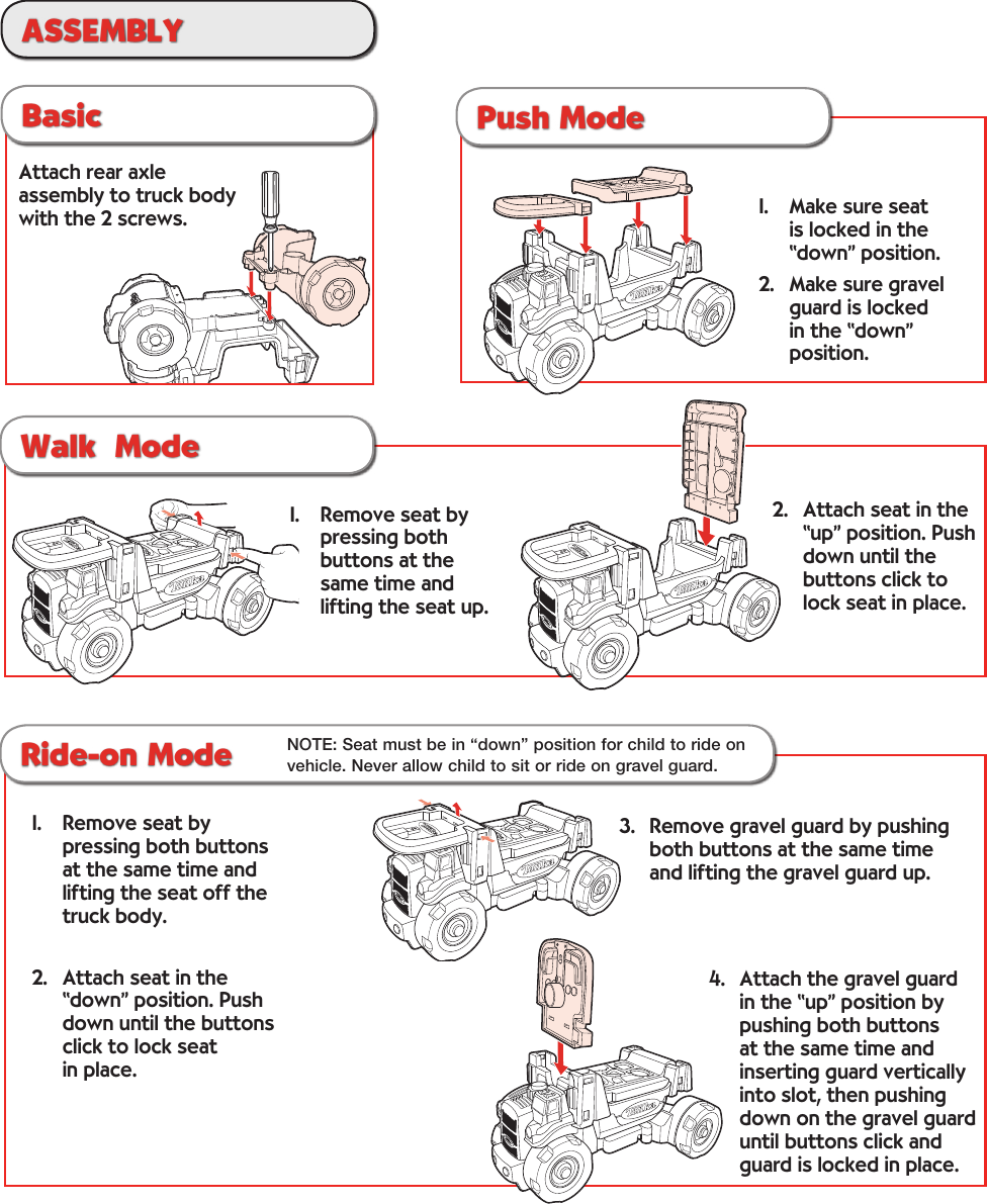Page 2 of 4 - Tonka Tonka-Playskool-Users-Manual-  Tonka-playskool-users-manual