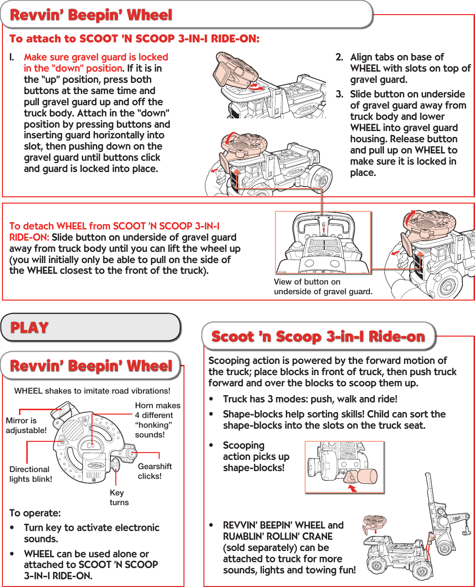 Page 3 of 4 - Tonka Tonka-Playskool-Users-Manual-  Tonka-playskool-users-manual