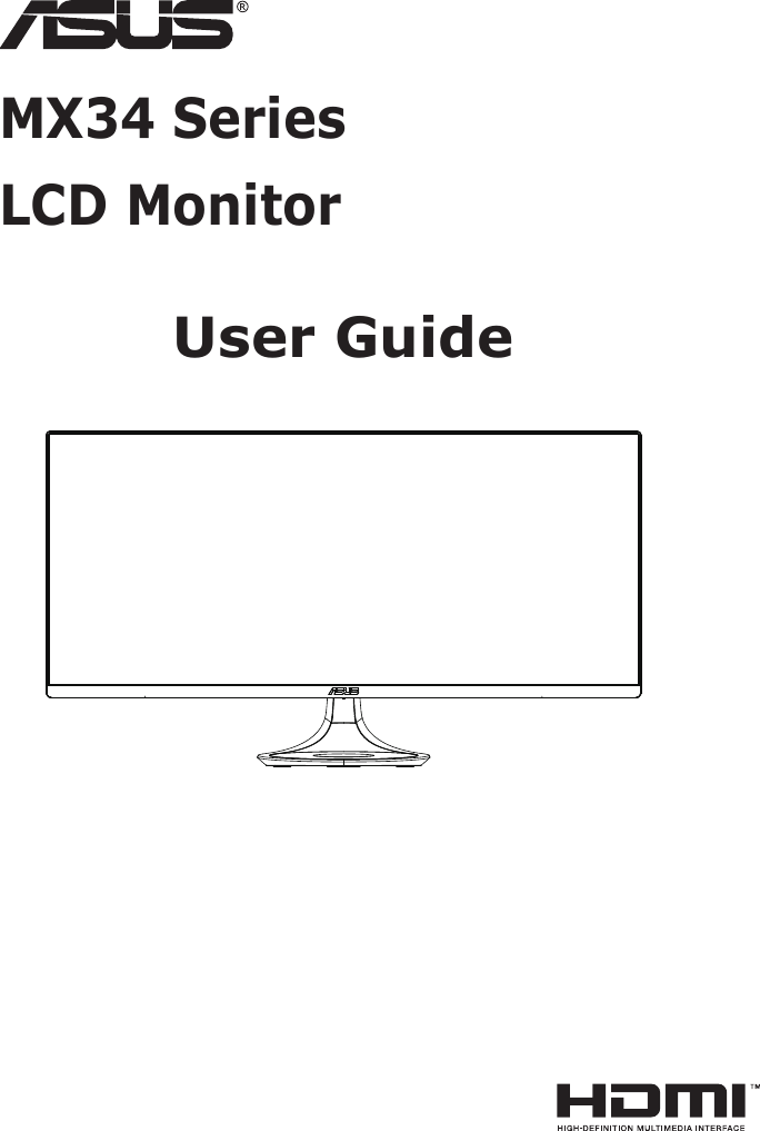MX34 SeriesLCD MonitorUser Guide