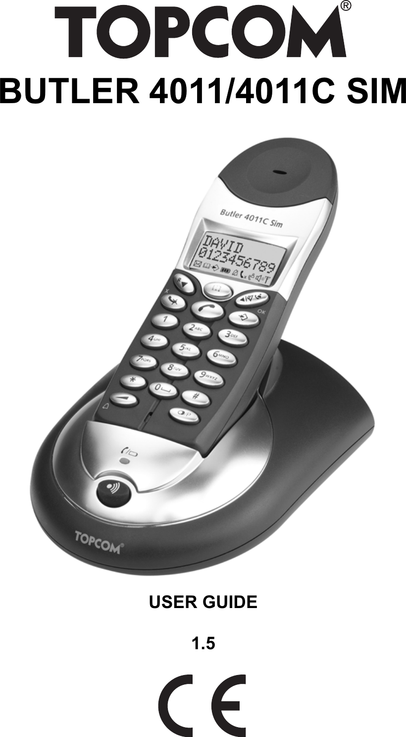 Topcom T41 Topcom 4011 Sim Users Manual HL_B4011Sim UK