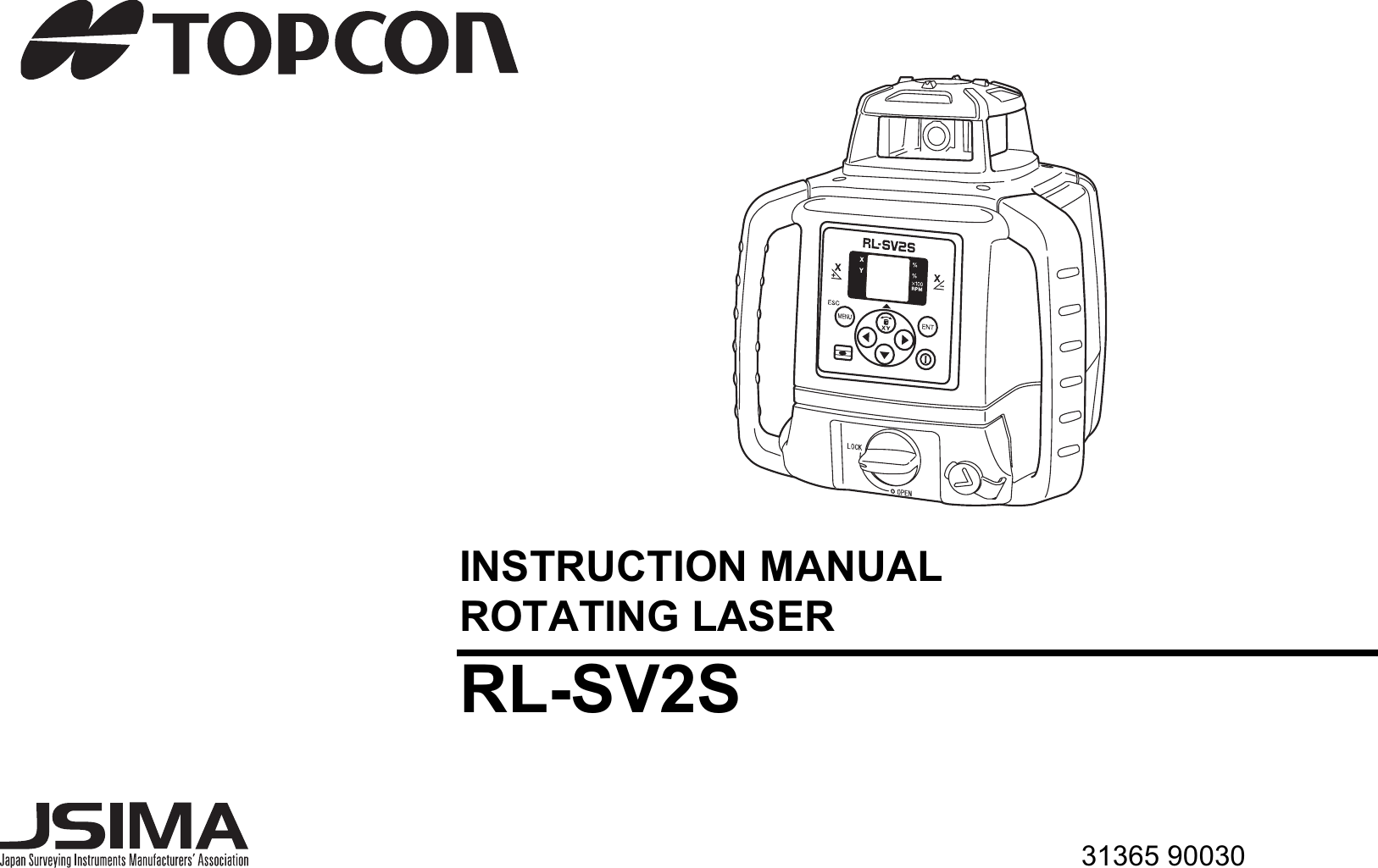 Topcon RLSV Rotating Laser User Manual RL SV2S E 0628