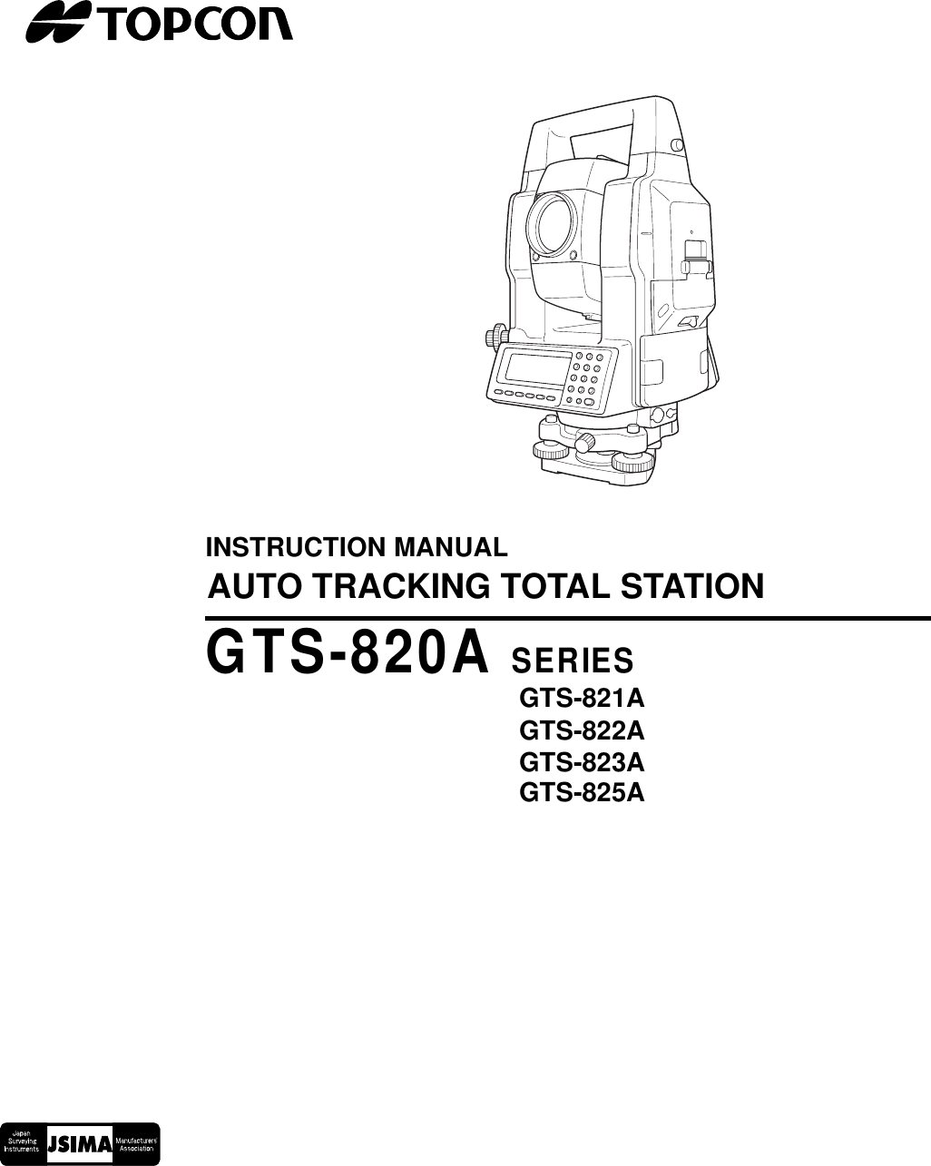 Topcon Gts 821a 822a 823a 825a Users Manual 820eng 01