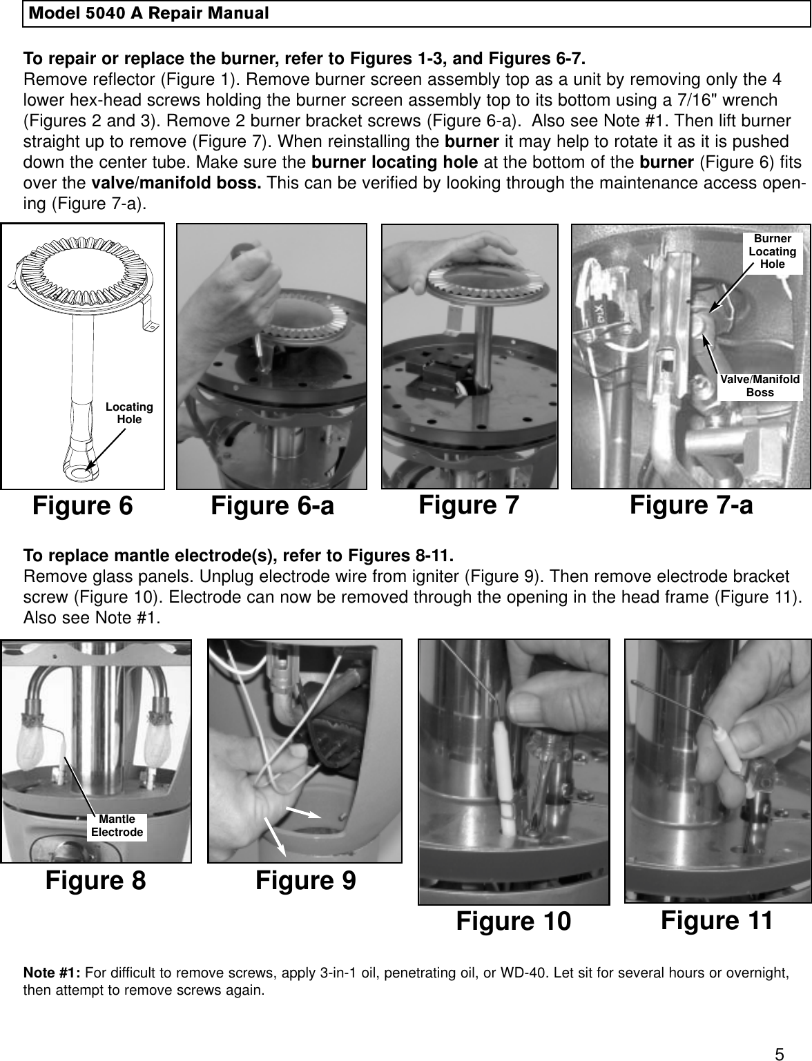 Page 5 of 11 - Toro 5040 5040A - Patio Heater & Light User Manual  To The D29bbd30-0c97-446b-b7c3-67cc003e13cc