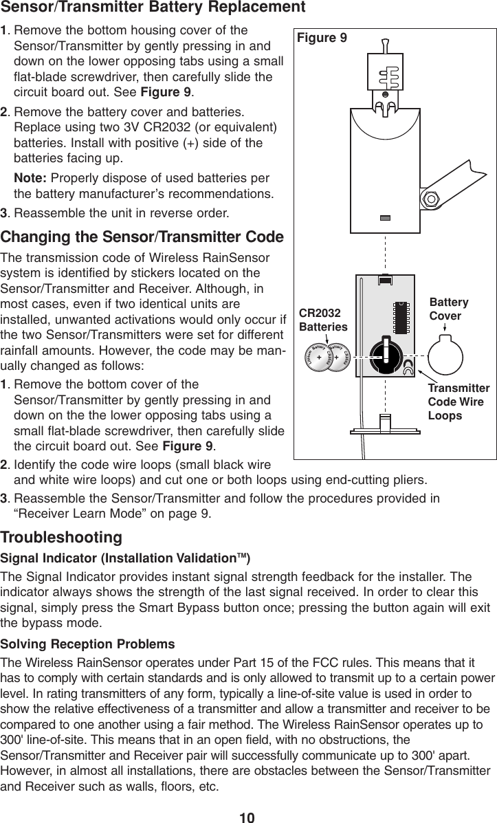 Page 10 of 12 - Toro 53770 WRS User Manual  To The 2a07a0be-6664-4af7-8e80-6df4b4744988