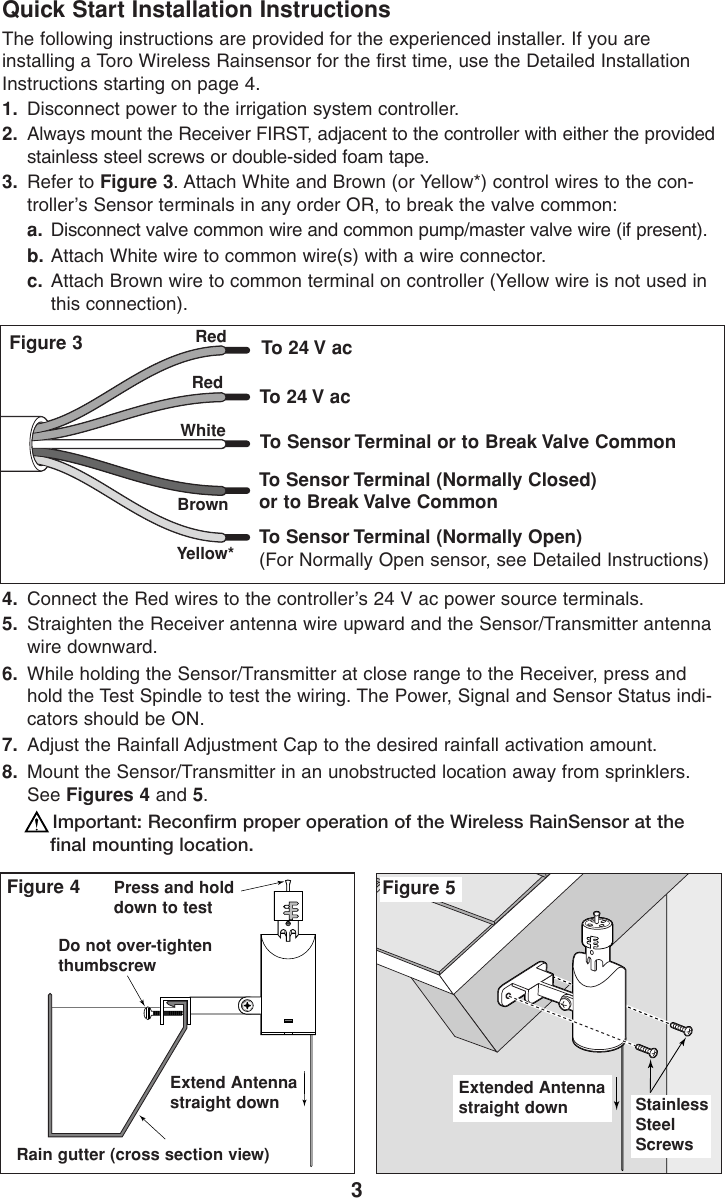Page 3 of 12 - Toro 53770 WRS User Manual  To The 2a07a0be-6664-4af7-8e80-6df4b4744988