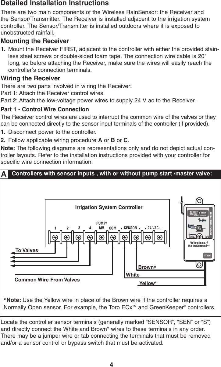 Page 4 of 12 - Toro 53770 WRS User Manual  To The 2a07a0be-6664-4af7-8e80-6df4b4744988