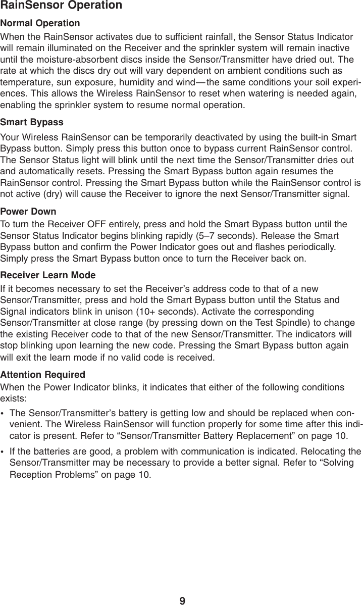 Page 9 of 12 - Toro 53770 WRS User Manual  To The 2a07a0be-6664-4af7-8e80-6df4b4744988