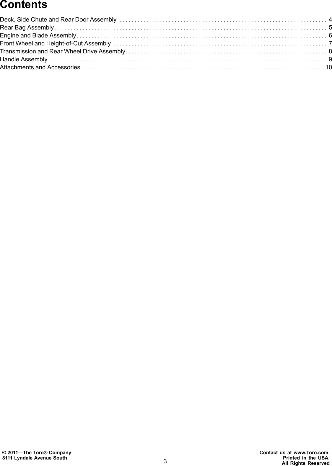 Page 3 of 12 - Toro Toro-20332-Recycler-190Cc-Personal-Pace-Lawn-Instruction-Manual- ManualsLib - Makes It Easy To Find Manuals Online!  Toro-20332-recycler-190cc-personal-pace-lawn-instruction-manual