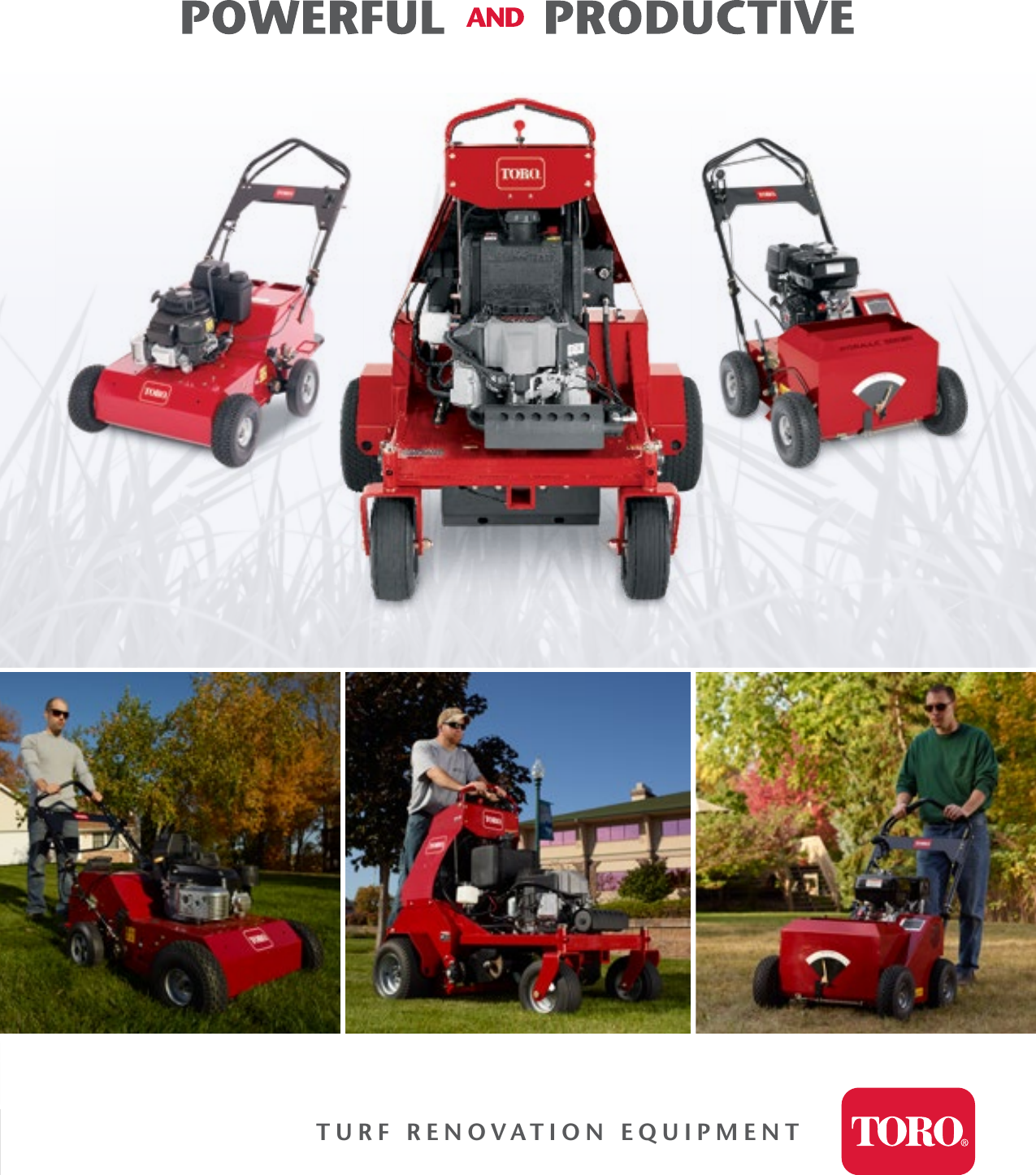 Page 1 of 6 - Toro Toro-21-Hydraulic-Aerator-Brochure-  Toro-21-hydraulic-aerator-brochure