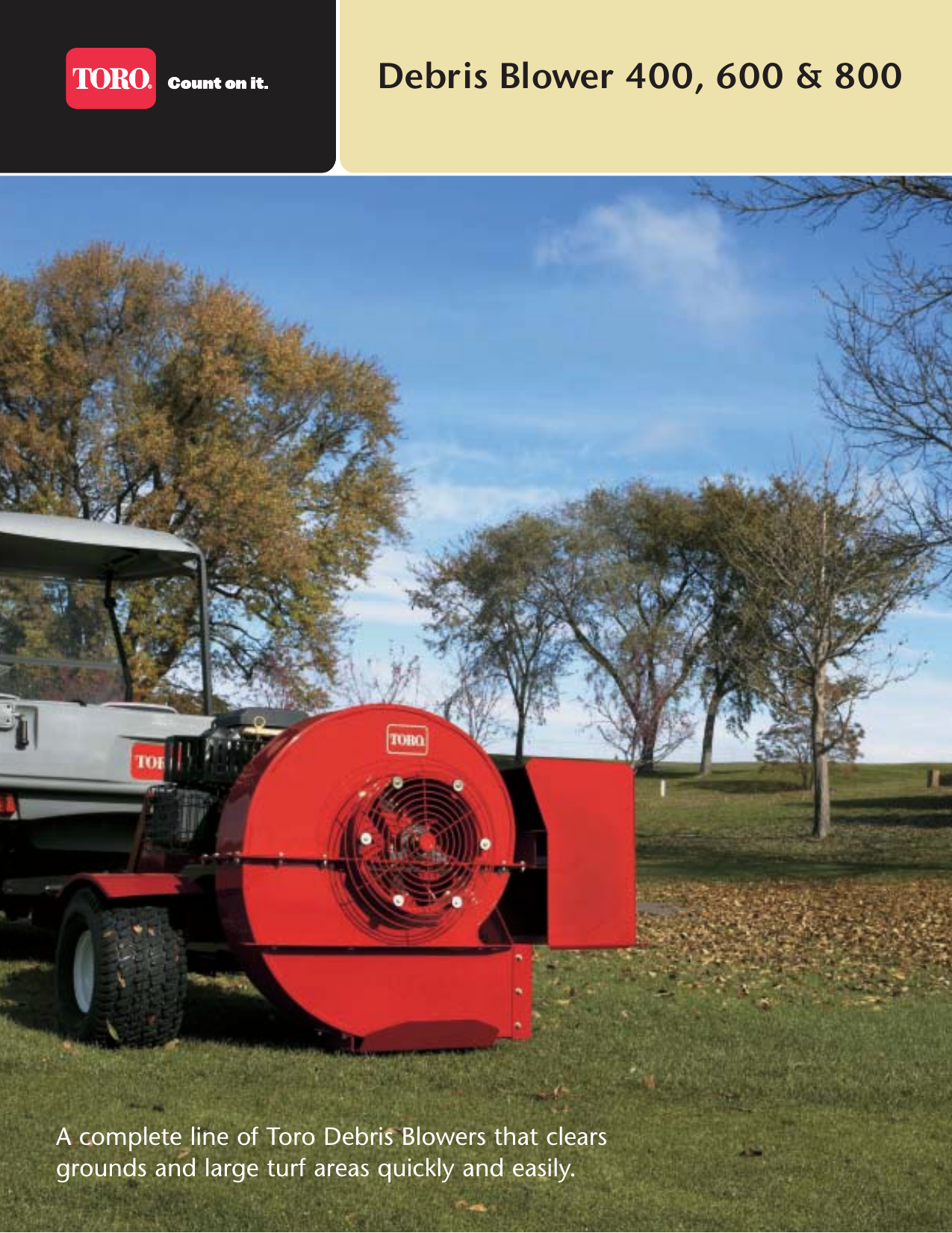 Page 1 of 4 - Toro Toro-Debris-Blower-600-44536-Data-Sheet- Toro_087-02-T  Toro-debris-blower-600-44536-data-sheet