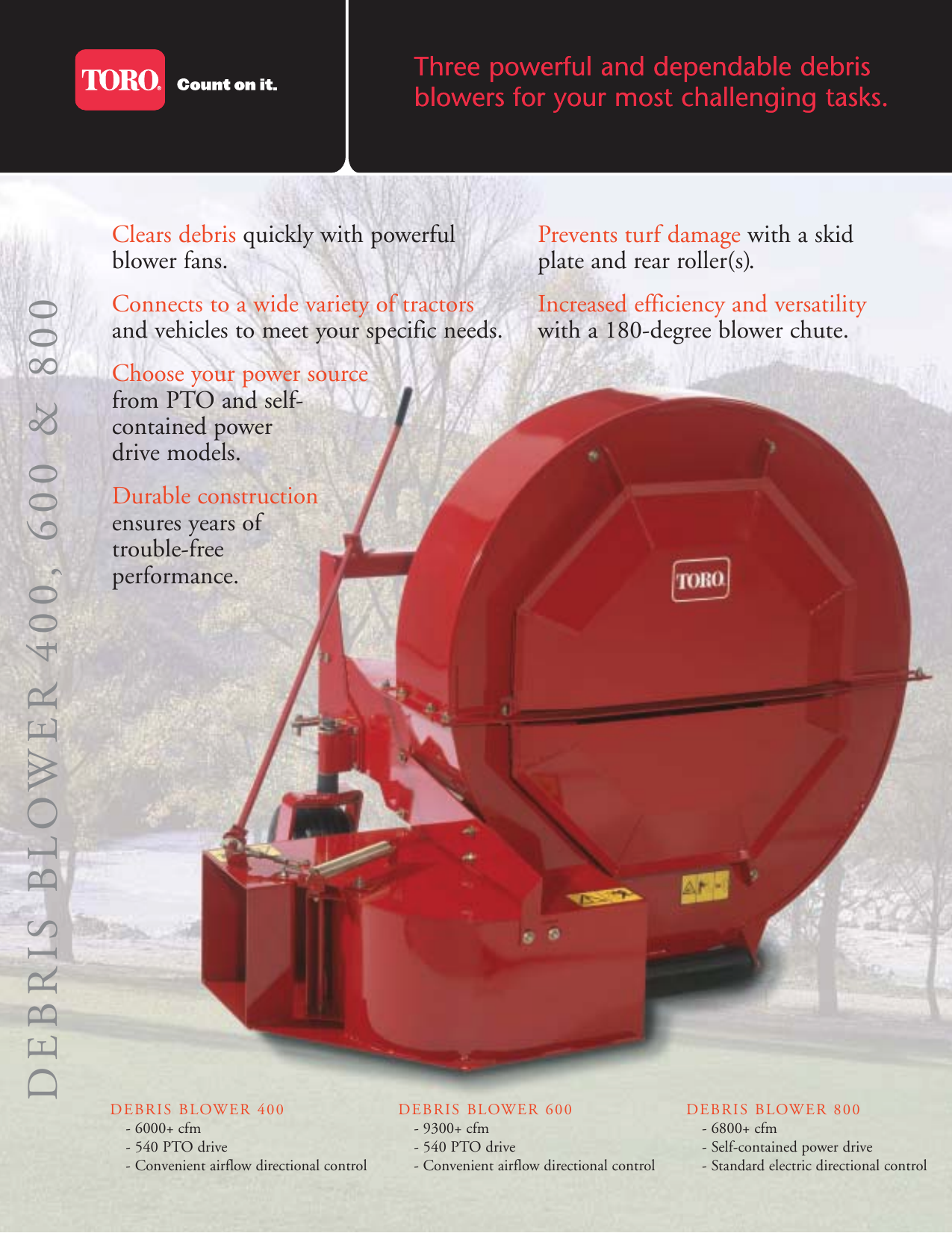 Page 2 of 4 - Toro Toro-Debris-Blower-600-44536-Data-Sheet- Toro_087-02-T  Toro-debris-blower-600-44536-data-sheet