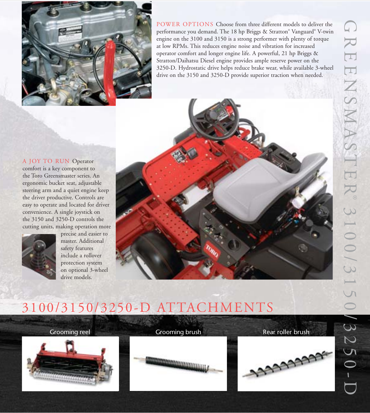 Page 5 of 8 - Toro Toro-Greensmaster-3150-Q-04358-Brochure- Toro_GM3100_3150_3250-D  Toro-greensmaster-3150-q-04358-brochure