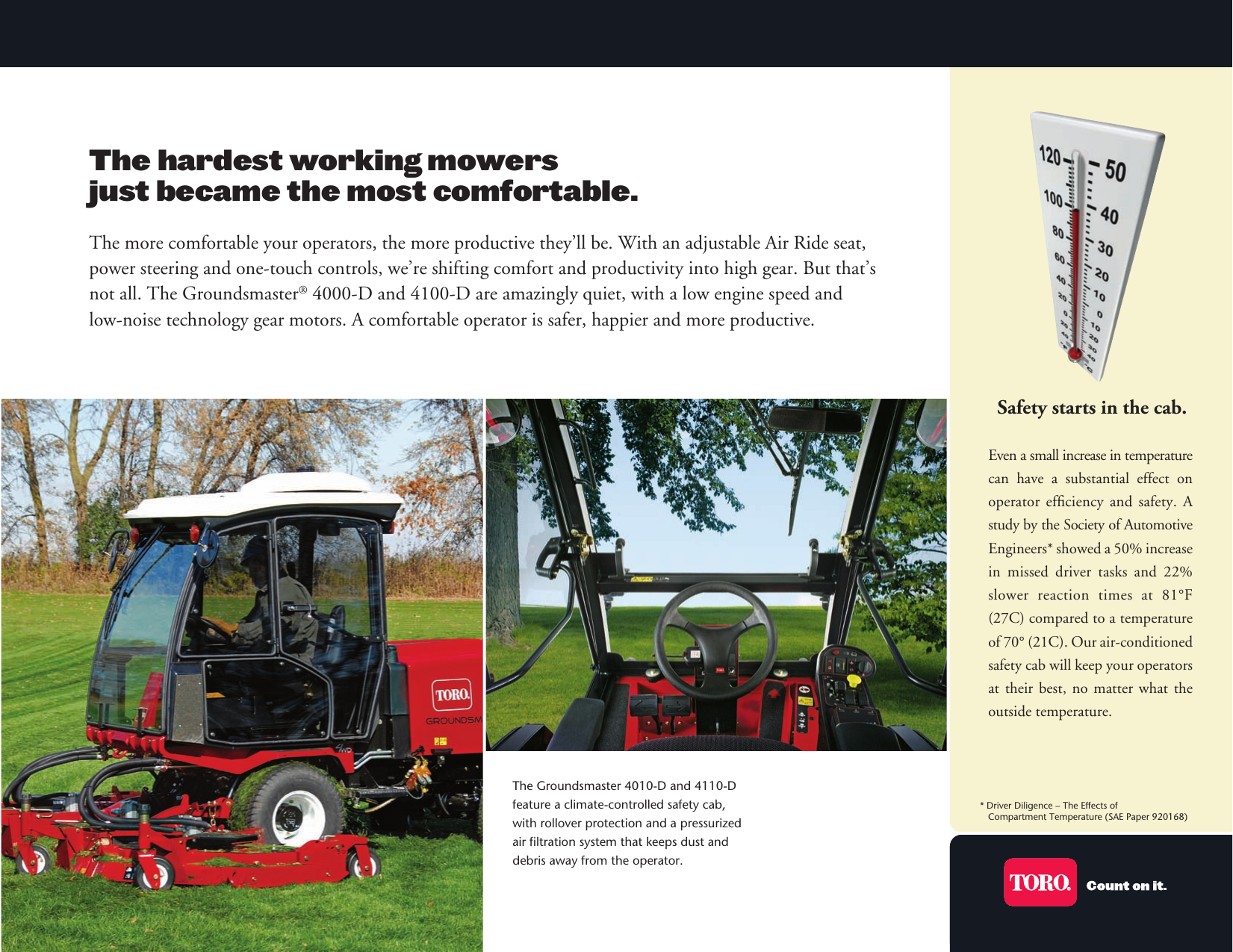 Page 7 of 8 - Toro Toro-Groundsmaster-4000-D-30448-Brochure-  Toro-groundsmaster-4000-d-30448-brochure