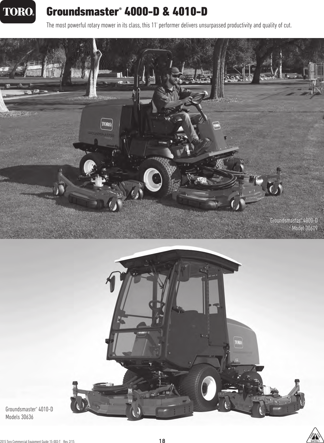 Page 1 of 3 - Toro Toro-Groundsmaster-4000-D-30448-Specifications-  Toro-groundsmaster-4000-d-30448-specifications