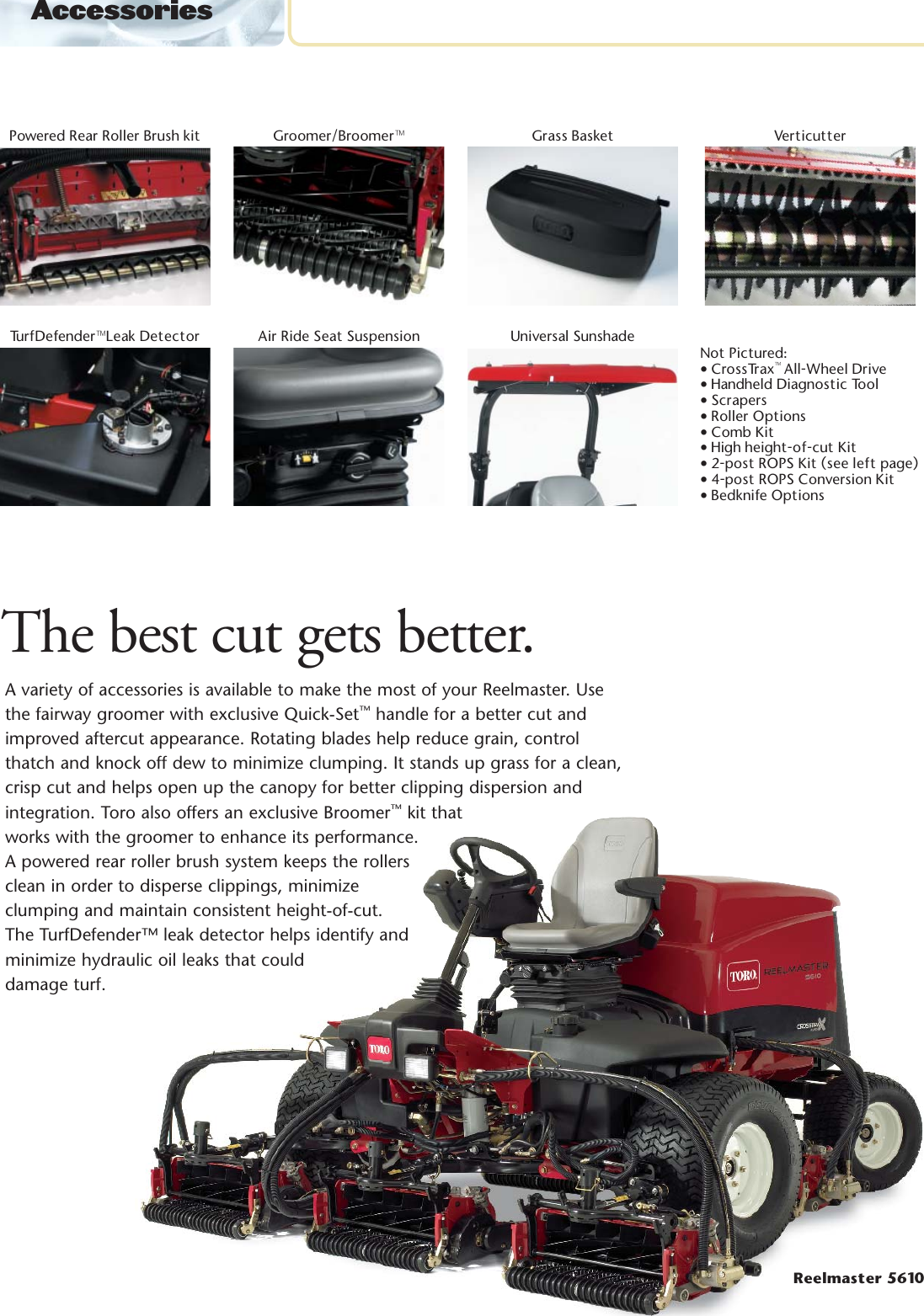 Page 7 of 8 - Toro Toro-Reelmaster-5410-D-03672-Brochure- RM 5010 Bro  Toro-reelmaster-5410-d-03672-brochure