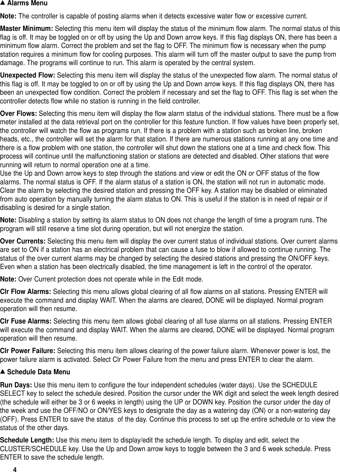 Page 4 of 12 - Toro Toro-Sentinel-Controller-Owners-Manual- Sentinel Sat User' Guide 2  Toro-sentinel-controller-owners-manual