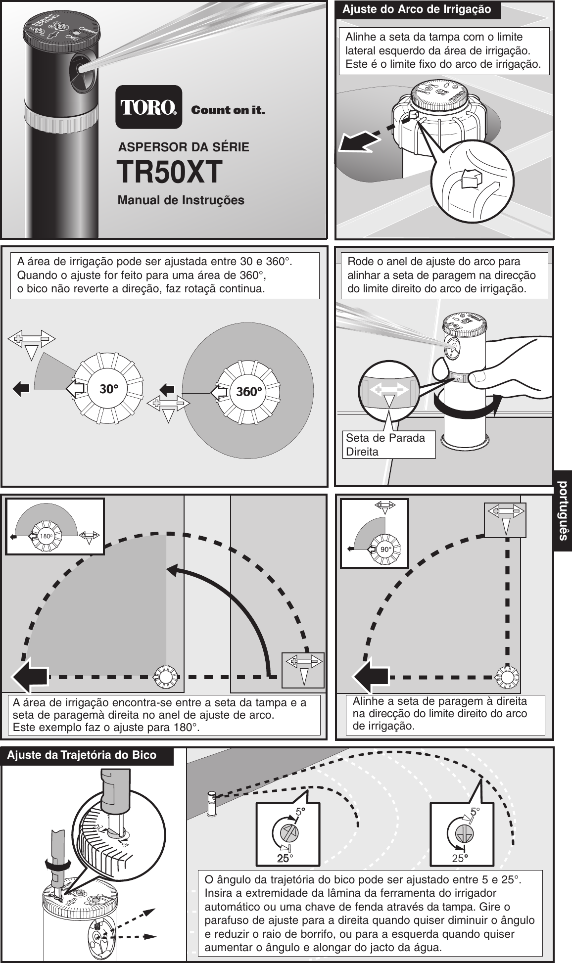 Page 3 of 4 - Toro Toro-Tr50Xt-Series-Rotor-Users-Manual- TR50XT Multilanguage Toro-tr50xt-series-rotor-users-manual