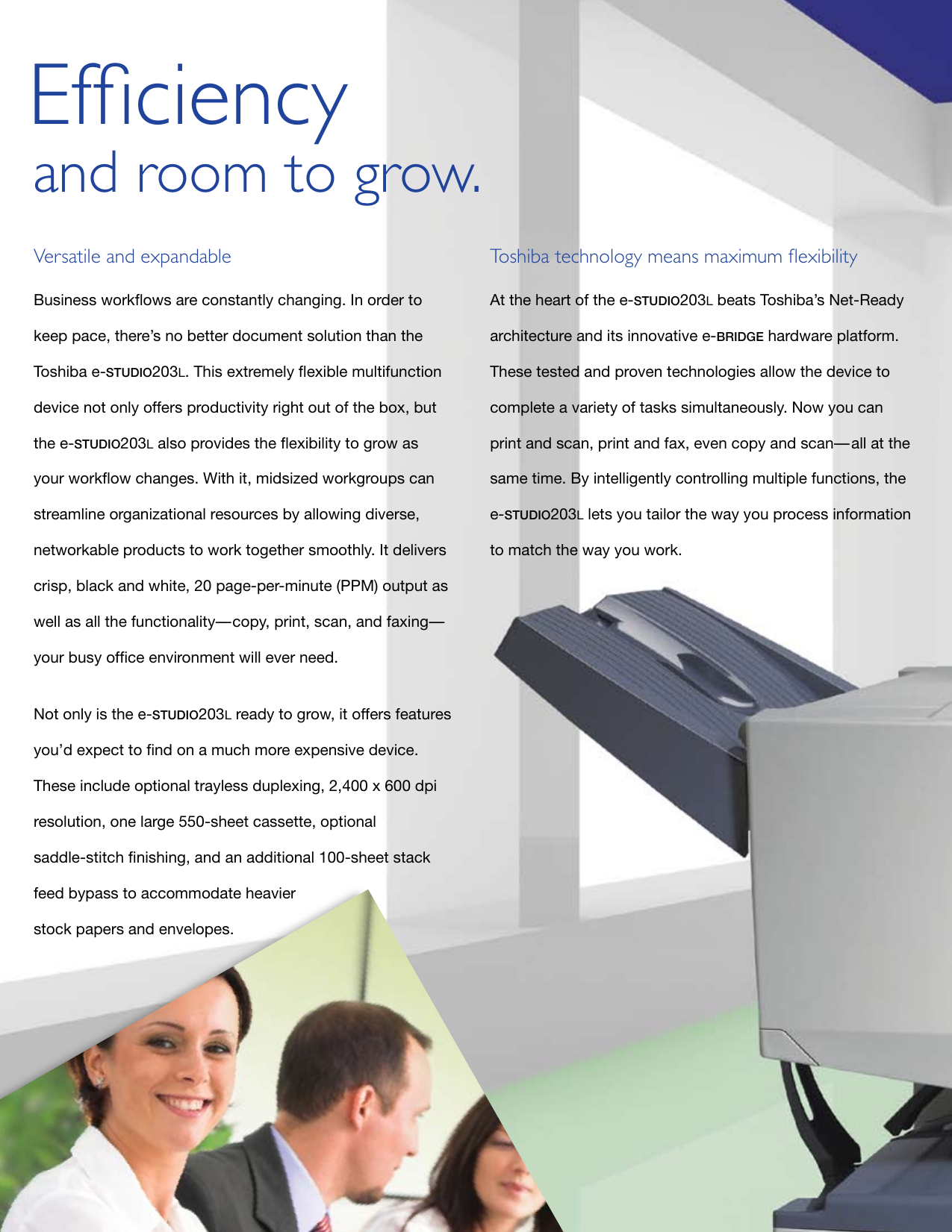 Page 2 of 8 - Toshiba  If Not Then 203L Brochure
