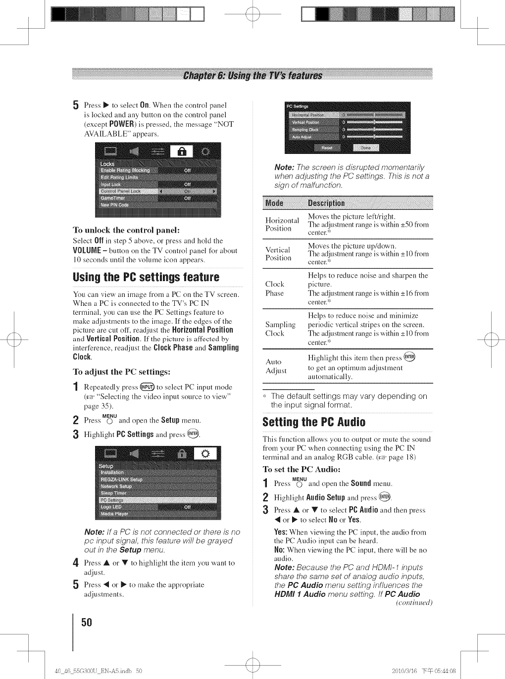 Toshiba 40G300U 1011402L User Manual LCD TELEVISION Manuals And Guides