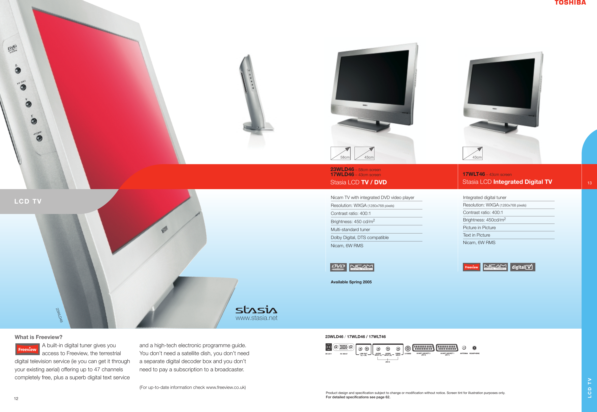 Page 6 of 9 - Toshiba Toshiba-17Wl46-Brochure- VIS Main Brochure  Toshiba-17wl46-brochure
