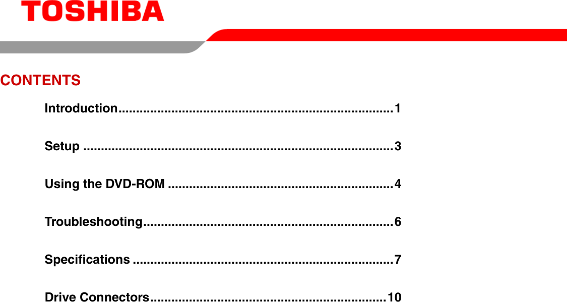 Page 2 of 12 - Toshiba Toshiba-Dvd-Rom-Sd-C2612-Users-Manual SDc2612