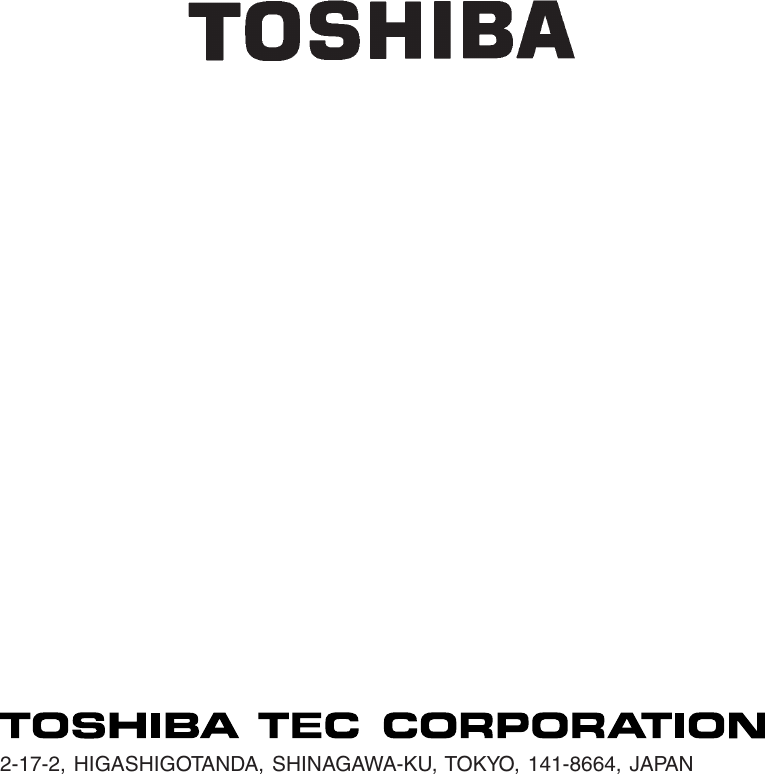 Toshiba Ga 1170 Users Manual Service