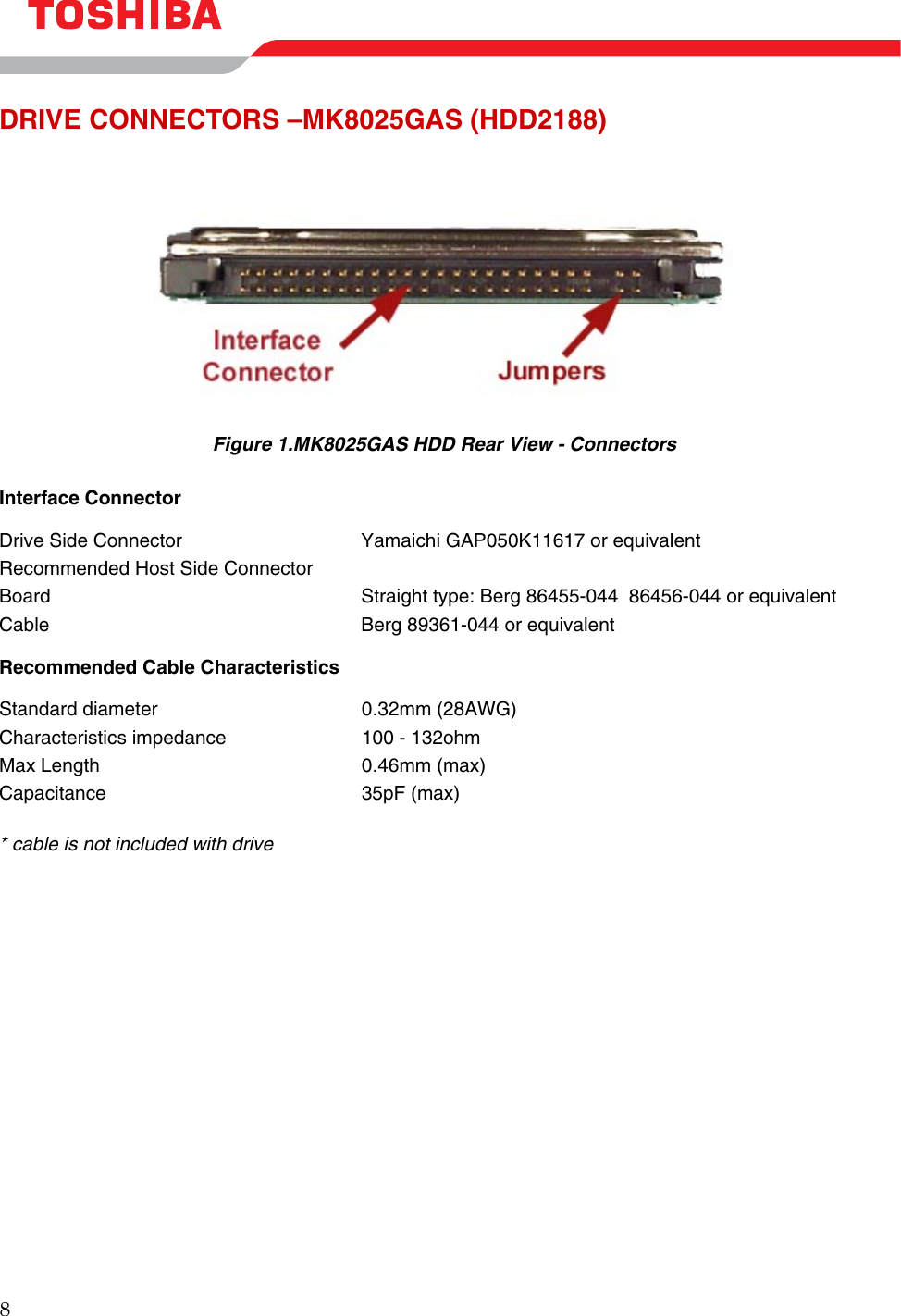 Page 10 of 11 - Toshiba Toshiba-Hdd2188-Mk8025Gas-Users-Manual- May 10, 2000 Toshiba-hdd2188-mk8025gas-users-manual