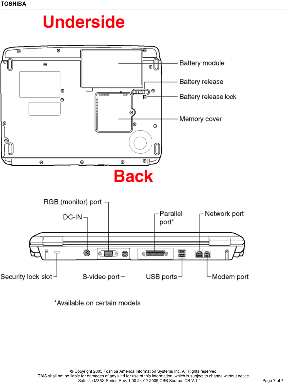 Page 7 of 7 - Toshiba Toshiba-M35X-S114-Specification-Sheet EAL 12 Green Spec Rev1.00