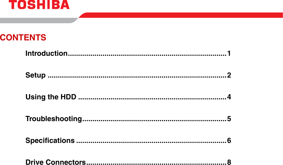 Page 2 of 11 - Toshiba Toshiba-Mk2018Gap-Users-Manual- May 10, 2000  Toshiba-mk2018gap-users-manual