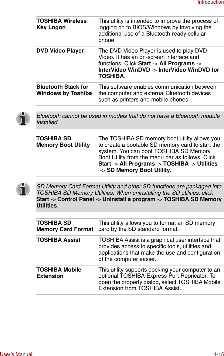 toshiba bluetooth stack non-toshiba 64