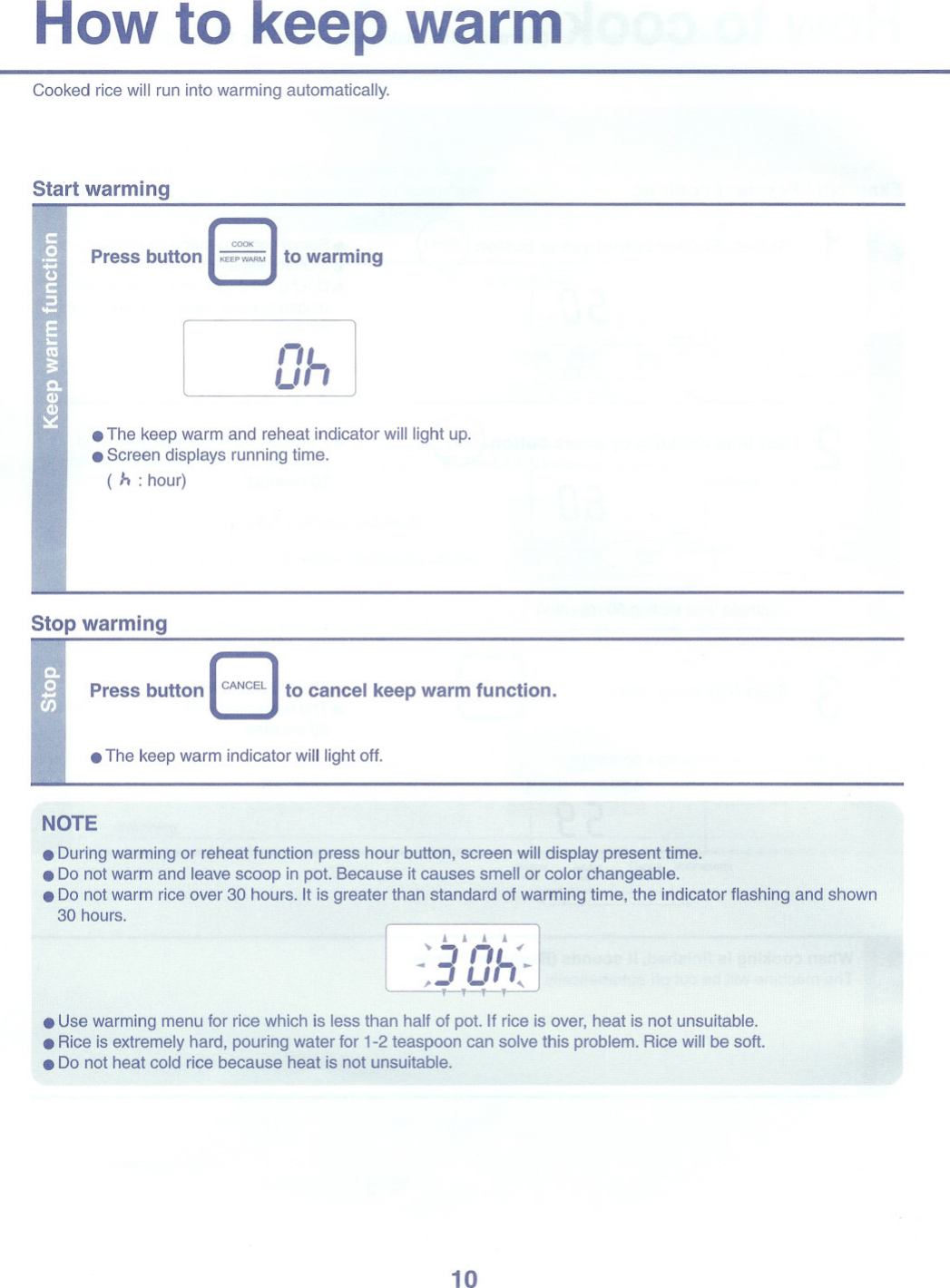 Page 10 of 12 - Toshiba Toshiba-Rice-Cooker-Rc-10Nmf-Instruction-Manual-  Toshiba-rice-cooker-rc-10nmf-instruction-manual
