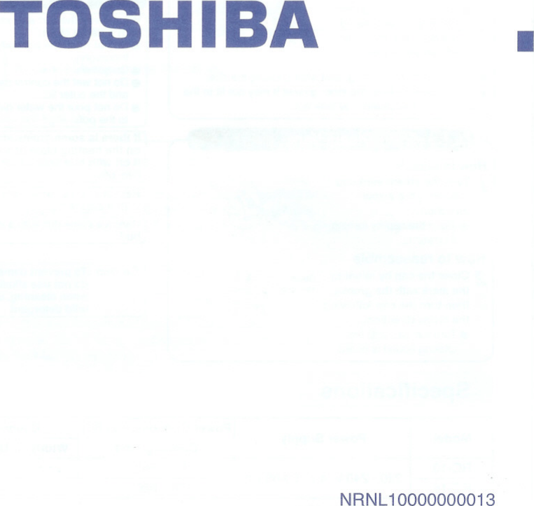 Page 12 of 12 - Toshiba Toshiba-Rice-Cooker-Rc-10Nmf-Instruction-Manual-  Toshiba-rice-cooker-rc-10nmf-instruction-manual