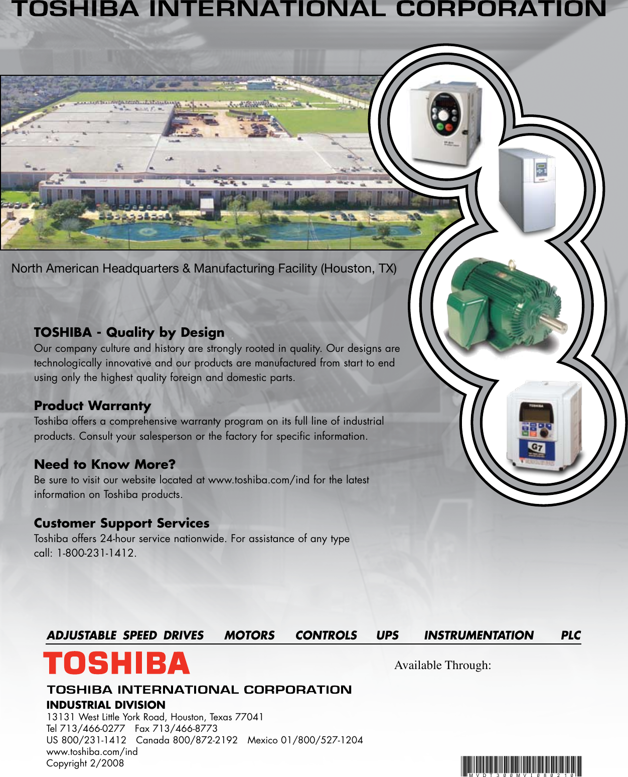 Page 6 of 6 - Toshiba Toshiba-T300Mvi-Brochure-  Toshiba-t300mvi-brochure