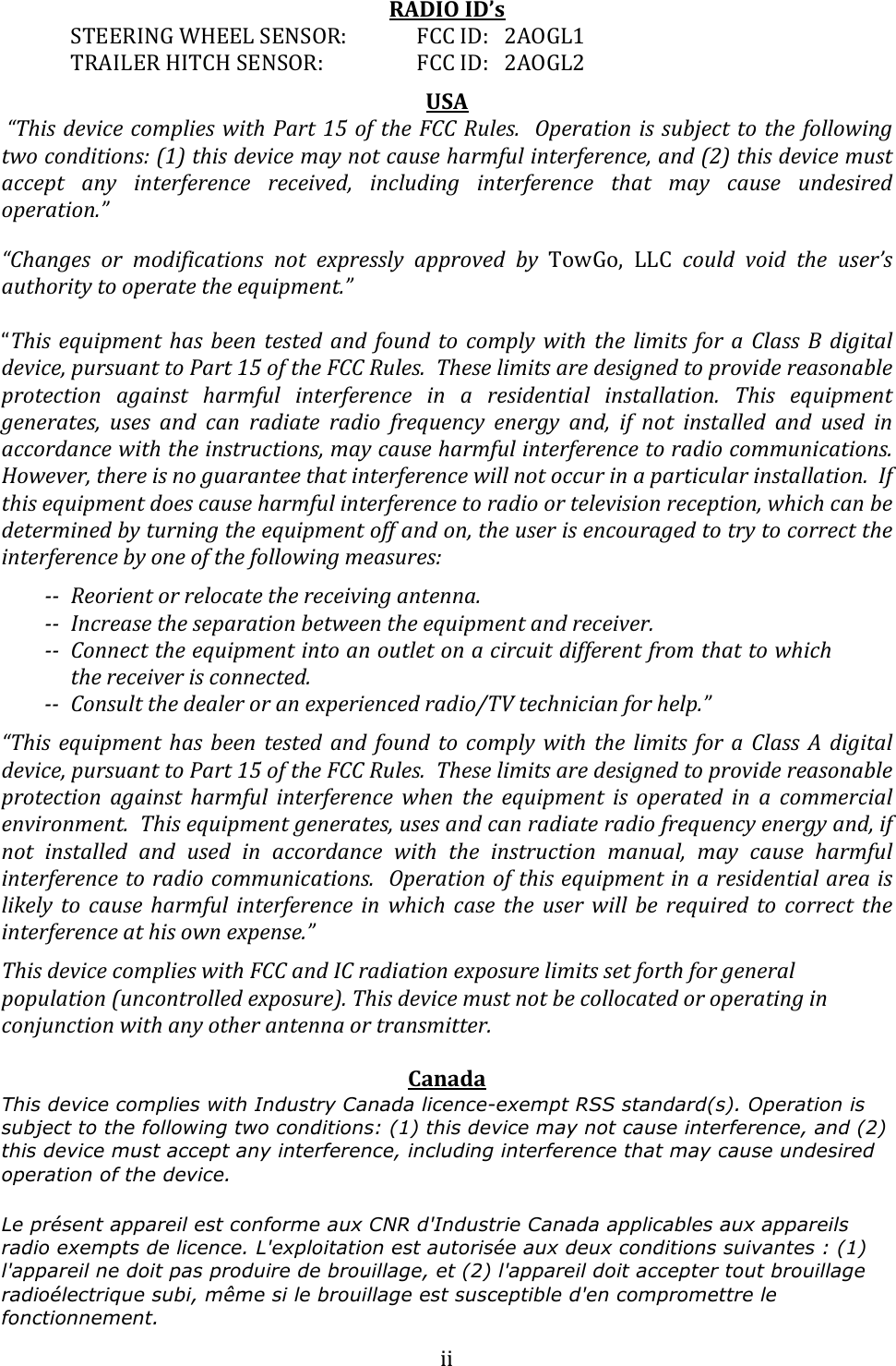 Page 4 of TowGo 1 Trailer Backup Navigation Aid User Manual UserGuide