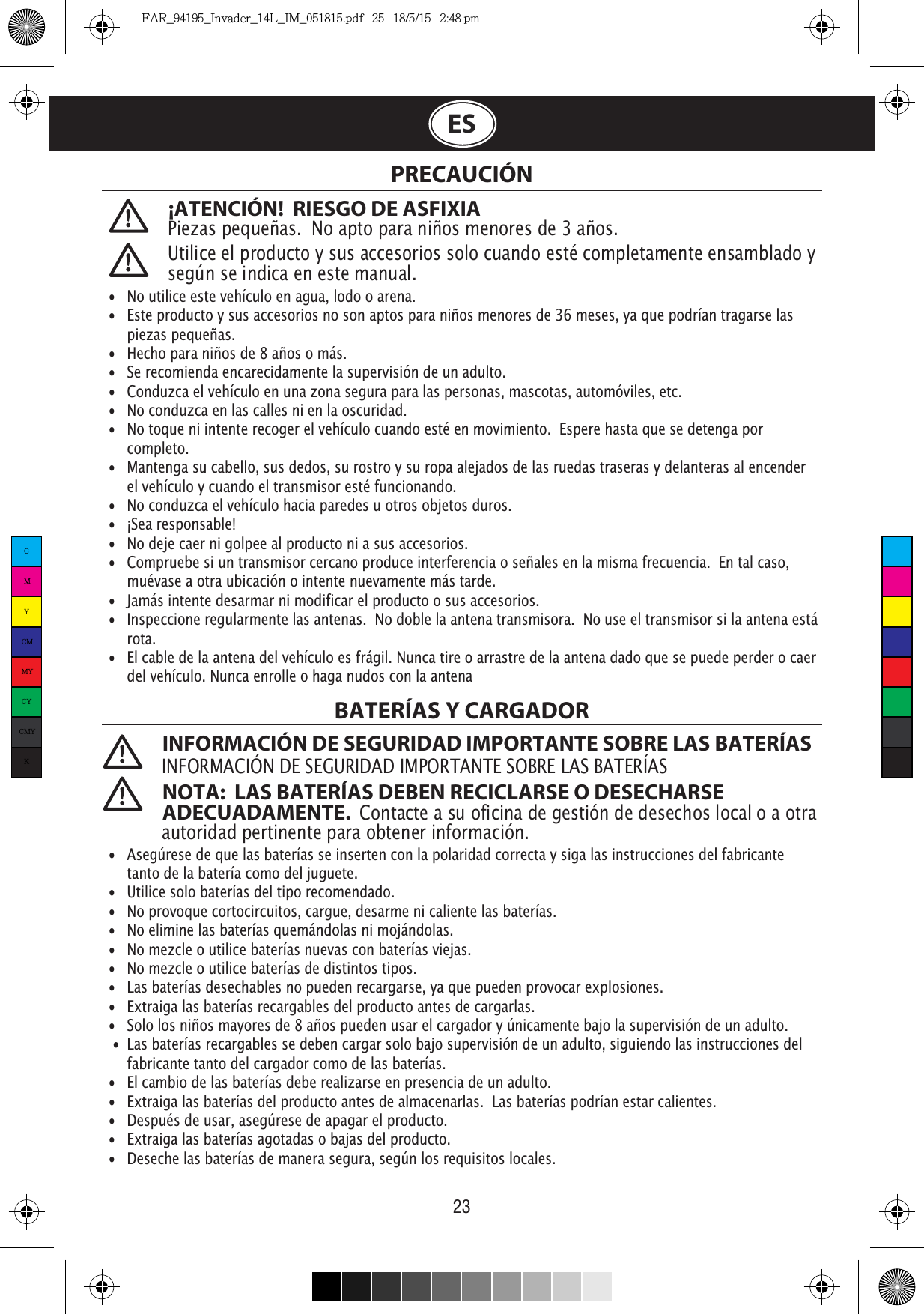 Toy State r24 2 4ghz Transceiver Car User Manual Far Invader 14l Im